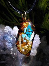 Chrysocolle, turquoise.