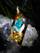 Chrysocolle, turquoise.