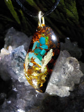 Chrysocolle, turquoise.