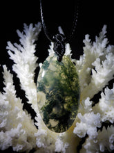 Agate mousse pendentif