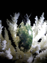 Agate mousse pendentif