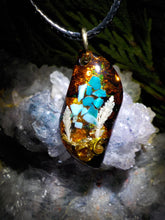 Chrysocolle, turquoise.