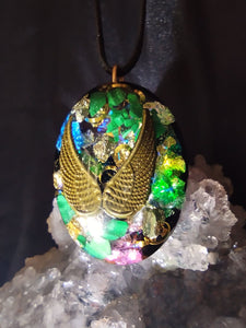 Malachite, pyrite.