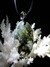 Agate mousse pendentif