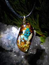 Chrysocolle, turquoise.