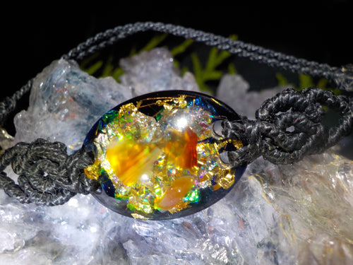 Cornaline, bracelet orgonite