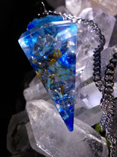 Turquoise, cristal de roche.